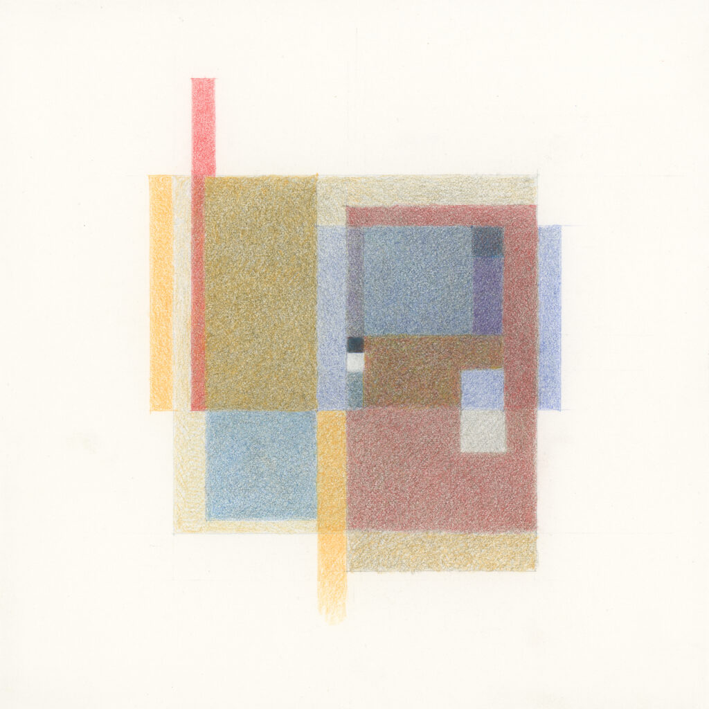 colored graphite original artwork by artist sanda iliescu