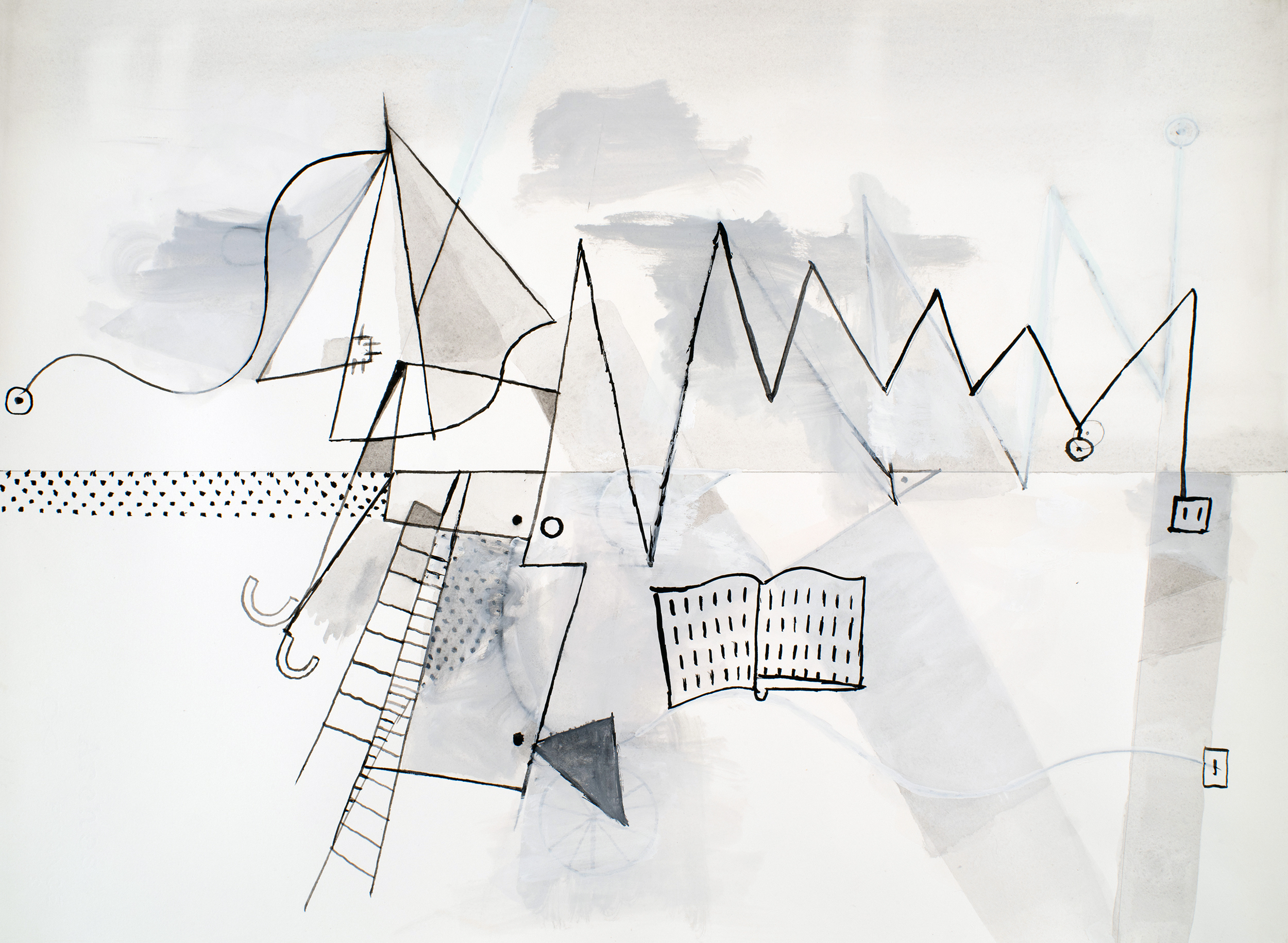 City in the Sky series by contemporary artist Sanda Iliescu.