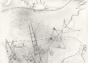 Winter Drawing series by artist Sanda Iliescu